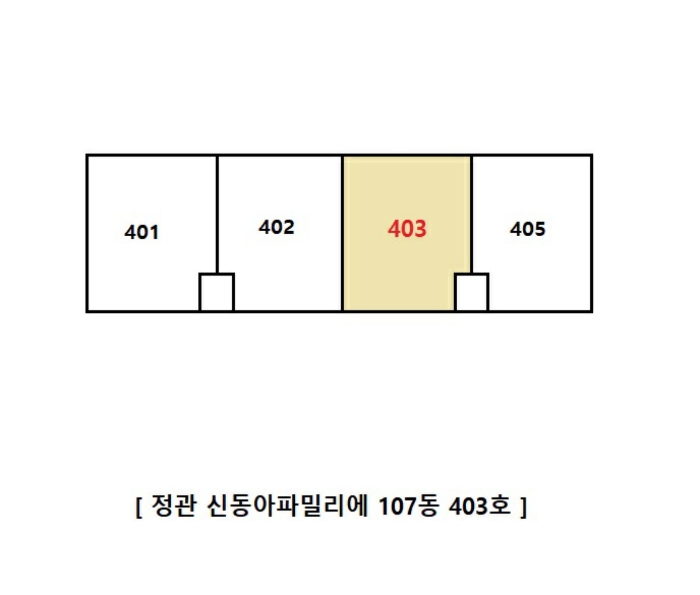 부산광역시 기장군 정관읍 정관5로 75, 107동 4층403호 (정관신동아파밀리에) 사진 3